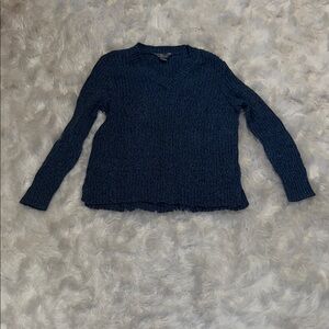 Natural Reflections Deep Blue V-Neck Sweater